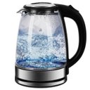 Ver imagem 1 de Chaleira Elétrica Jarra de Vidro Cristal Led Azul 1,8 Litros