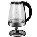 Ver imagem 5 de Chaleira Elétrica Jarra de Vidro Cristal Led Azul 1,8 Litros