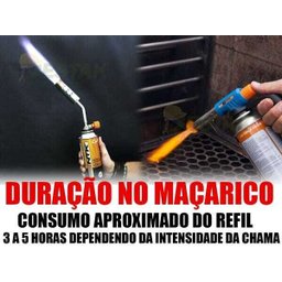 Fogão Portátil Titanium Com 4 Refil Fogareiro Camping - 5