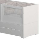 Ver imagem 2 de Berço Gêmeos Para Quarto Infantil Sol e Mar Branco Acetinado - Divicar Móveis