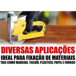 Kit Grampeador Profissional para Madeira Tapeçaria + Jogo Soquete - 3