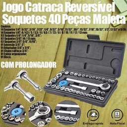 Kit Grampeador Profissional para Madeira Tapeçaria + Jogo Soquete - 5