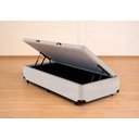 Ver imagem 5 de Cama Box Baú Solteirão Serenelife - Suede Bege Claro