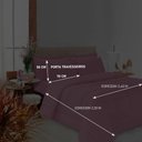 Ver imagem 4 de Kit Edredom Soft Casal Queen Toque Suave 3 Peças Rosê Casa Dona