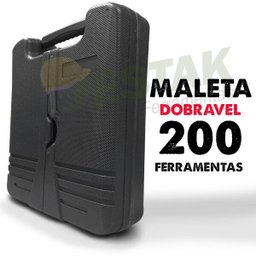 Kit Maleta Ferramentas 200 Peças Titanium + Martelo Magnético - 3