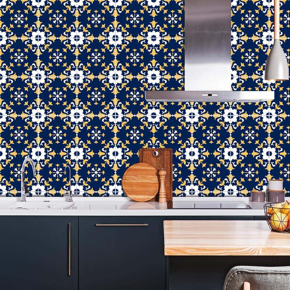Adesivo de Azulejo Moroccan 1 Arte Destaque - 1