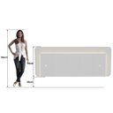 Ver imagem 5 de Cabeceira Casal Queen 272cm com LED 3000k e Tomadas 100% MDF Padrão Planejados Mabel