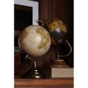 Ver imagem 2 de Globo Terrestre Decorativo Bege Metal Ouro Envelhecido Mapa