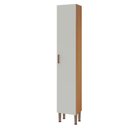 Ver imagem 2 de Paneleiro 1 Porta 100% MDF Essência Bege/Freijo/White Laca