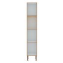 Ver imagem 4 de Paneleiro 1 Porta 100% MDF Essência Bege/Freijo/White Laca