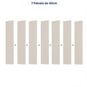 Ver imagem 5 de Painel Liso para TV até 86 Polegadas 280x250cm Aruá CabeCasa MadeiraOriginals Off White