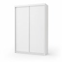 Ver imagem 2 de Guarda-Roupa Solteiro 100% MDF BP 2 Portas 2 Gavetas Liege Branco