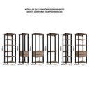 Ver imagem 6 de Guarda Roupa Closet Modulado Crpro-CLO009 6 Gavetas 20 Prateleiras MDP 320cm Preto