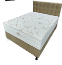 Ver imagem 1 de Cama Box Isofort Luxo C/ Pillow Top - Queen( 158 X 198 )- Bege