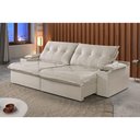 Ver imagem 2 de Sofá 5 Lugares Retrátil e Martins M-163 com Acessórios Velud Creme