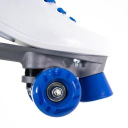 Patins Quad Retro Basic 4 Rodas Branco e Azul Bel - 37 - 5