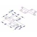 Ver imagem 2 de Kit 8 Dobradiças Colonial Para Moveis Ouro Velho Dr 230