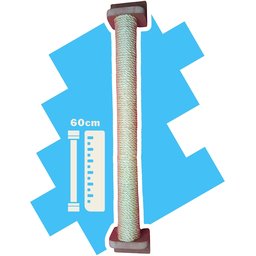 Arranhador para Gatos Vertical Parede - Sisal 50mm X 60cm - 2