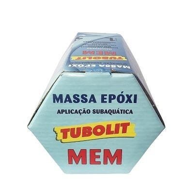Massa Epoxi Tubolit Mem - 1kg Cola Azulejo Piscina - 3