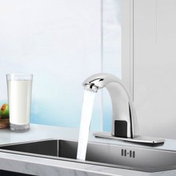 Torneira Automatico Sensor Maos Misturador Luxo Mesa Banheiro Hotel Restaurante - 13