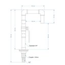 Ver imagem 6 de Torneira Design Industrial PVC 3/4" com Registro de Esfera - Madareli - Preto