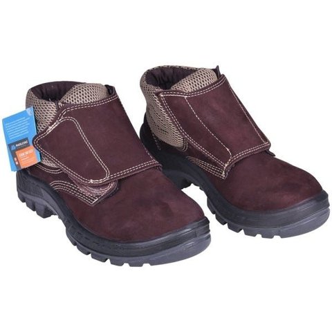Bota Nobuck Marluvas Velcro Marrom - 38