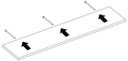 Ver imagem 6 de Prateleira Flutuante 25x120cms com Suporte Incluso Pbs Plus 25120 - Preto