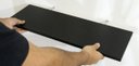 Ver imagem 3 de Prateleira Flutuante 25x120cms com Suporte Incluso Pbs Plus 25120 - Preto