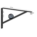 Ver imagem 2 de MFR400600 MÃO FRANCESA REFORÇADA 60CM. Suporte em L (Mão Francesa) em aço com 40x60cm. (Valor - Pret
