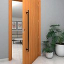 Ver imagem 6 de Puxador Aço Inox Preto 60cm | Resistente | Vários Modelos de Portas