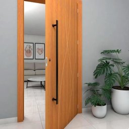 Puxador Aço Inox Preto 60cm | Resistente | Vários Modelos de Portas - 6