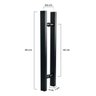 Puxador Aço Inox Preto 60cm | Resistente | Vários Modelos de Portas - 7