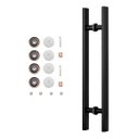 Ver imagem 4 de Puxador Aço Inox Preto 60cm | Resistente | Vários Modelos de Portas