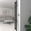 Ver imagem 5 de Puxador Aço Inox Preto 60cm | Resistente | Vários Modelos de Portas