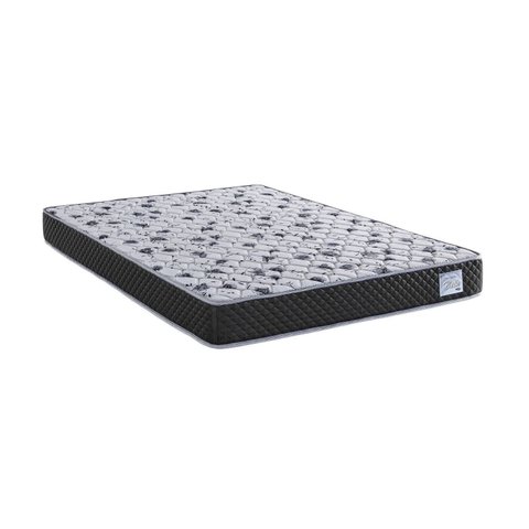 Colchão Casal Espuma Biello 138x19x188cm Herval Preto/Branco