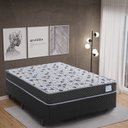 Ver imagem 2 de Colchão Casal Espuma Biello 138x19x188cm Herval Preto/Branco