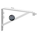 Ver imagem 2 de MFR400600 MÃO FRANCESA REFORÇADA 60CM. Suporte em L (Mão Francesa) em aço com 40x60cm. (Valor - Bran