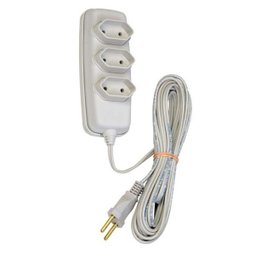 Extensão Compacta com Cordão Pardal 5m 10a 250v - 1