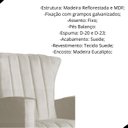 Ver imagem 2 de Kit Poltrona Balanço Melinda e Puff Jade Suede