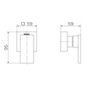 Ver imagem 2 de Acabamento Registro Docolbase 3/4 Cobre Escovado New Edge - Docol