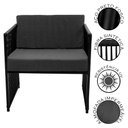 Ver imagem 5 de Conjunto para Área Externa de Fibra Sintética - 02 Poltronas Namoradeira Mesa de Centro Santiago