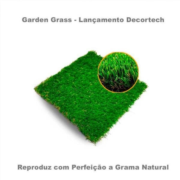 Grama Sintetica Gardengrass 22Mm 2X2,5M - 5M2 - Decortech - 3