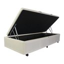 Ver imagem 1 de Cama Box Baú Castor Solteiro Vellus Bege 100x200x35cm
