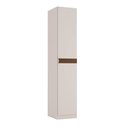 Ver imagem 2 de Guarda Roupa Planejado 1 Porta Corino 6 Prateleiras Hera CabeCasa MadeiraOriginals Off White/Cream