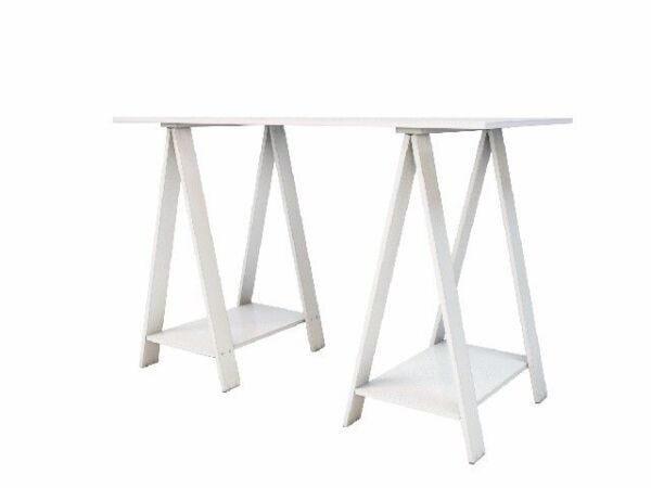 Mesa com Cavalete Multiuso - Branco - 3