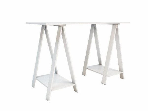 Mesa com Cavalete Multiuso - Branco - 4