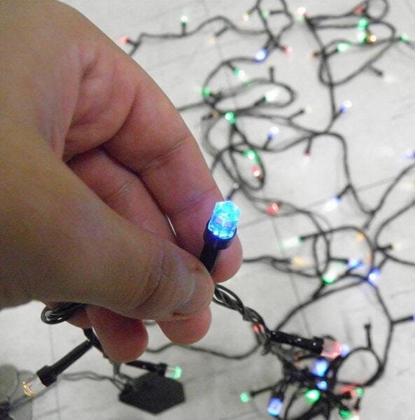 Pisca Pisca de Natal Led 100 Lâmpadas Coloridas Natalino 8 Funcoes ( Ja80503) - 2