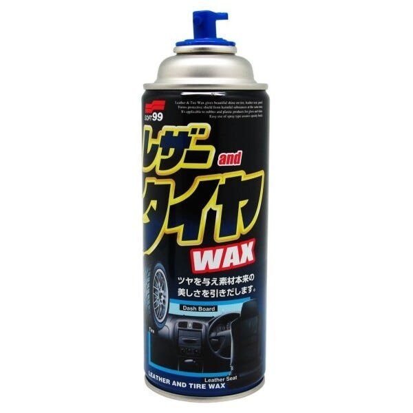 REVITALIZADOR PROTETIVO LEATHER AND TIRE WAX SOFT99 - 2