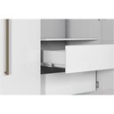 Ver imagem 3 de Guarda Roupa Casal 8 Portas e 4 Gavetas C/ Pés Master Vip 8.4 Branco - Santos Andirá