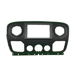 MOLDURA MULTIMIDIA 9 POLEGADAS MASTER PRETO FOSCO FIAMON MOLDURA RENAULT MASTER 9 POLEGADAS - 2